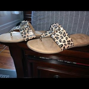 Cheetah slippers
